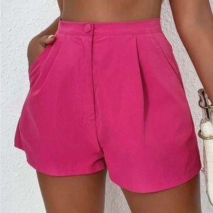 hot pink shorts